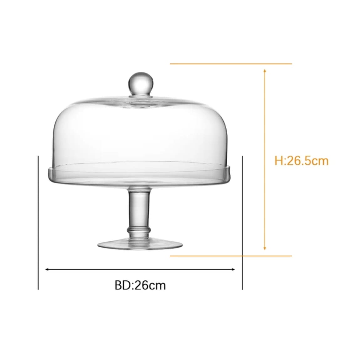 European Style Glass Cake Stand