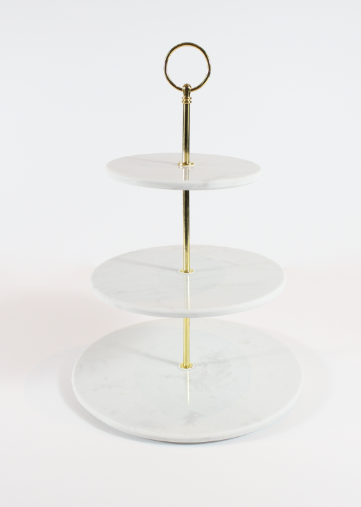 Marble 3-tier Stand