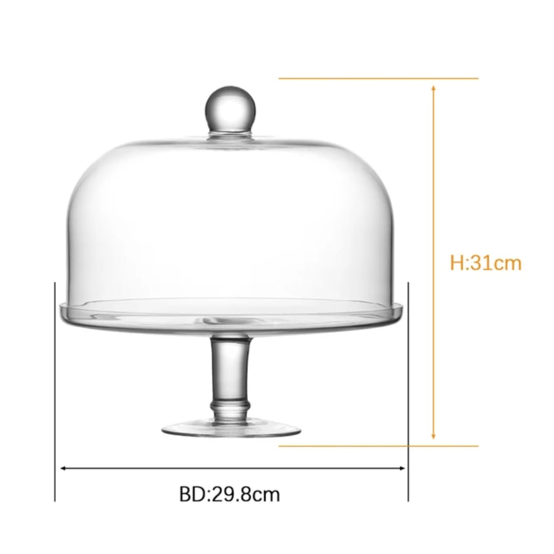 European Style Glass Cake Stand