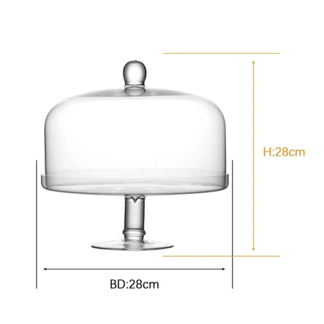European Style Glass Cake Stand