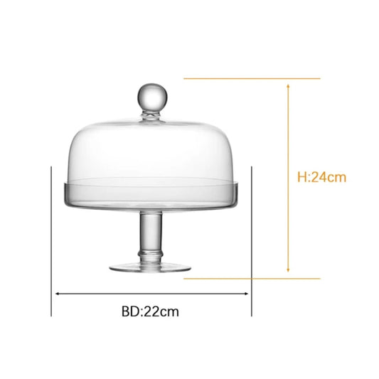 European Style Glass Cake Stand