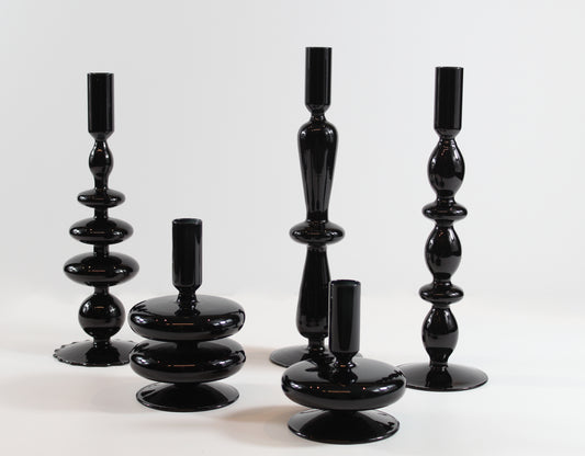 Candle Holder Black (Set of 5)